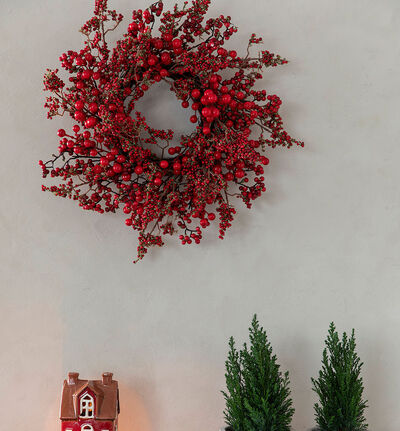 Krans med bær 46 cm Krans med bær 46 cm